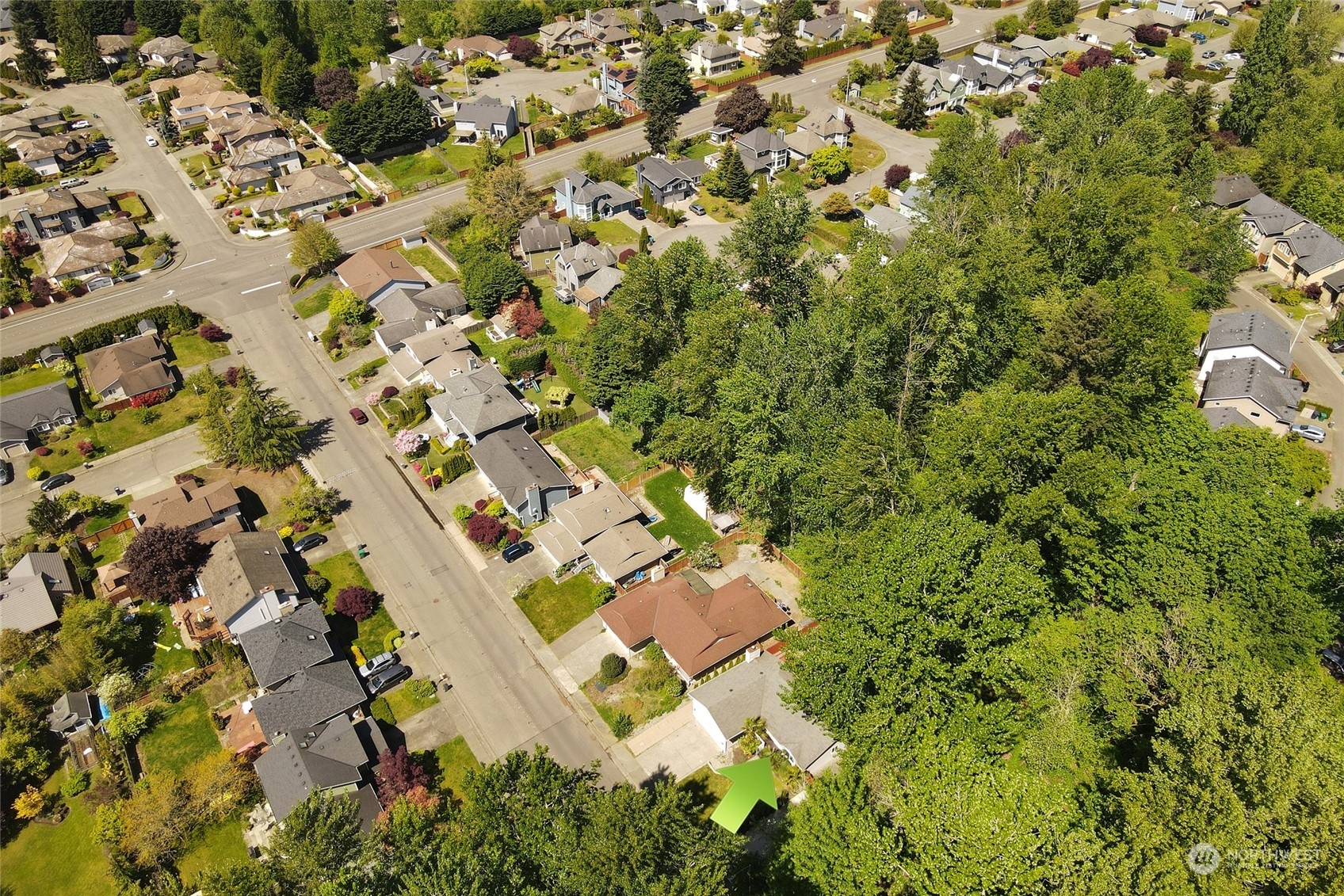 1211 232nd Place Southwest Bothell, WA 98021 - Photo 29 of 30 an aerial view of residential house with parking space