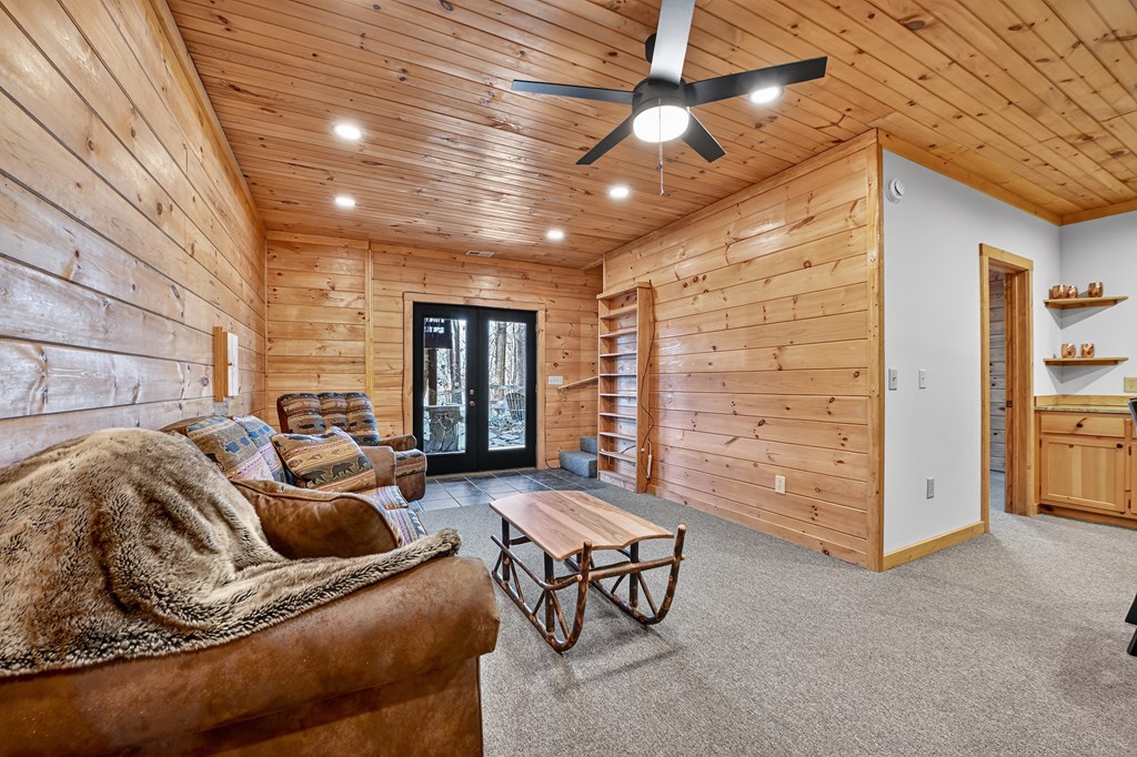 22 Running Bear Ridge Blue Ridge, GA 30513 - Photo 43 of 60 Large basement living area/game room