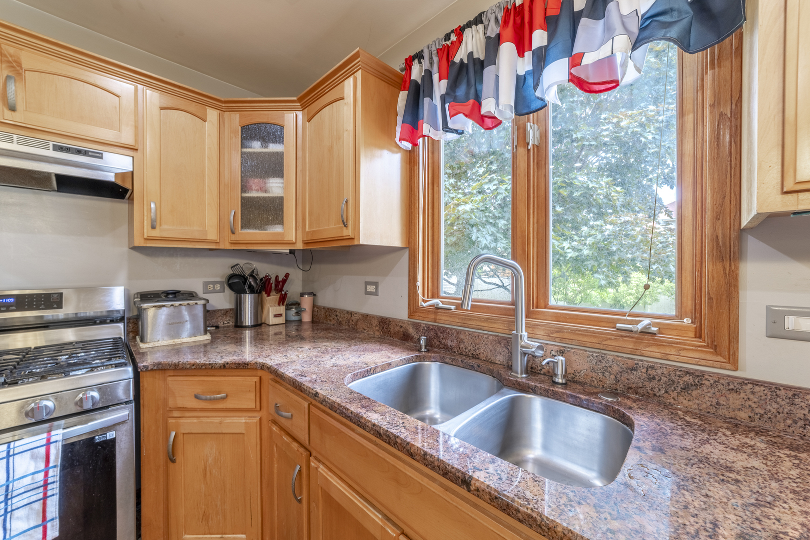 1071 Yamma Ridge New Lenox, IL 60451 - Photo 11 of 51 a kitchen with granite countertop a sink and a window
