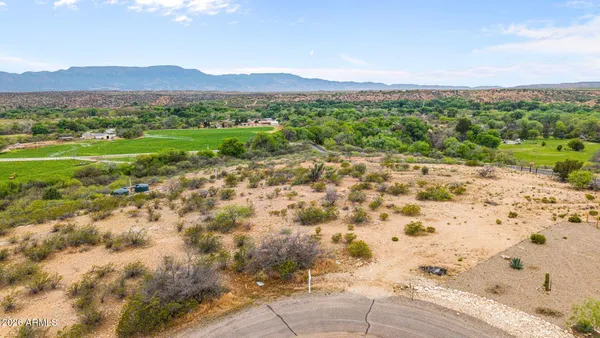 a view of an outdoor space with mountain view