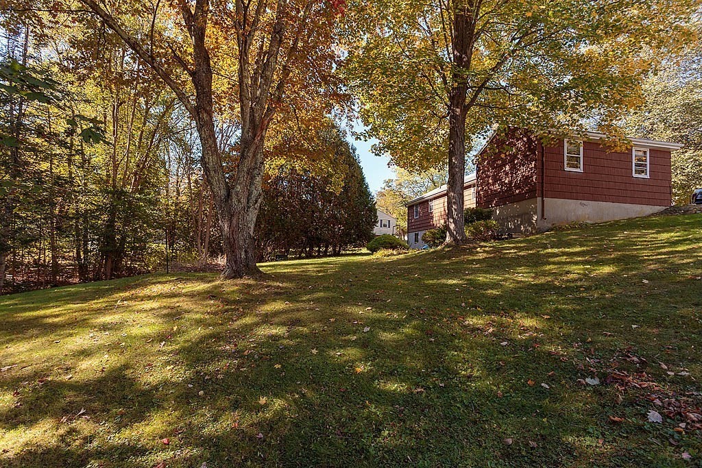 74 Summer Hill Road Maynard, MA 01754 - Photo 21 of 27 a view of a yard with a tree