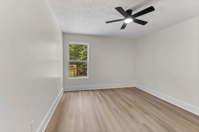 wooden floor in an empty room