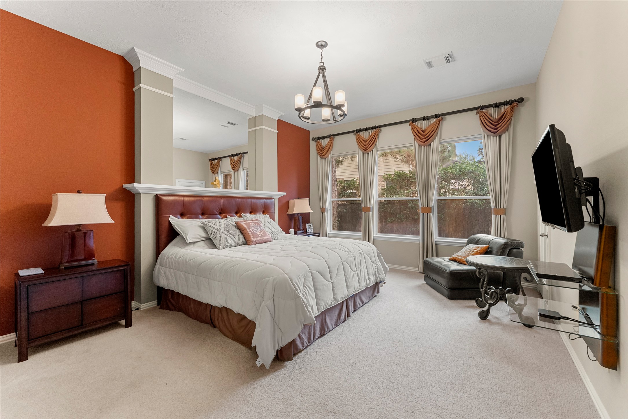 55 Granite Path Place Spring, TX 77389 - Photo 24 of 50 a bedroom with a bed and large window