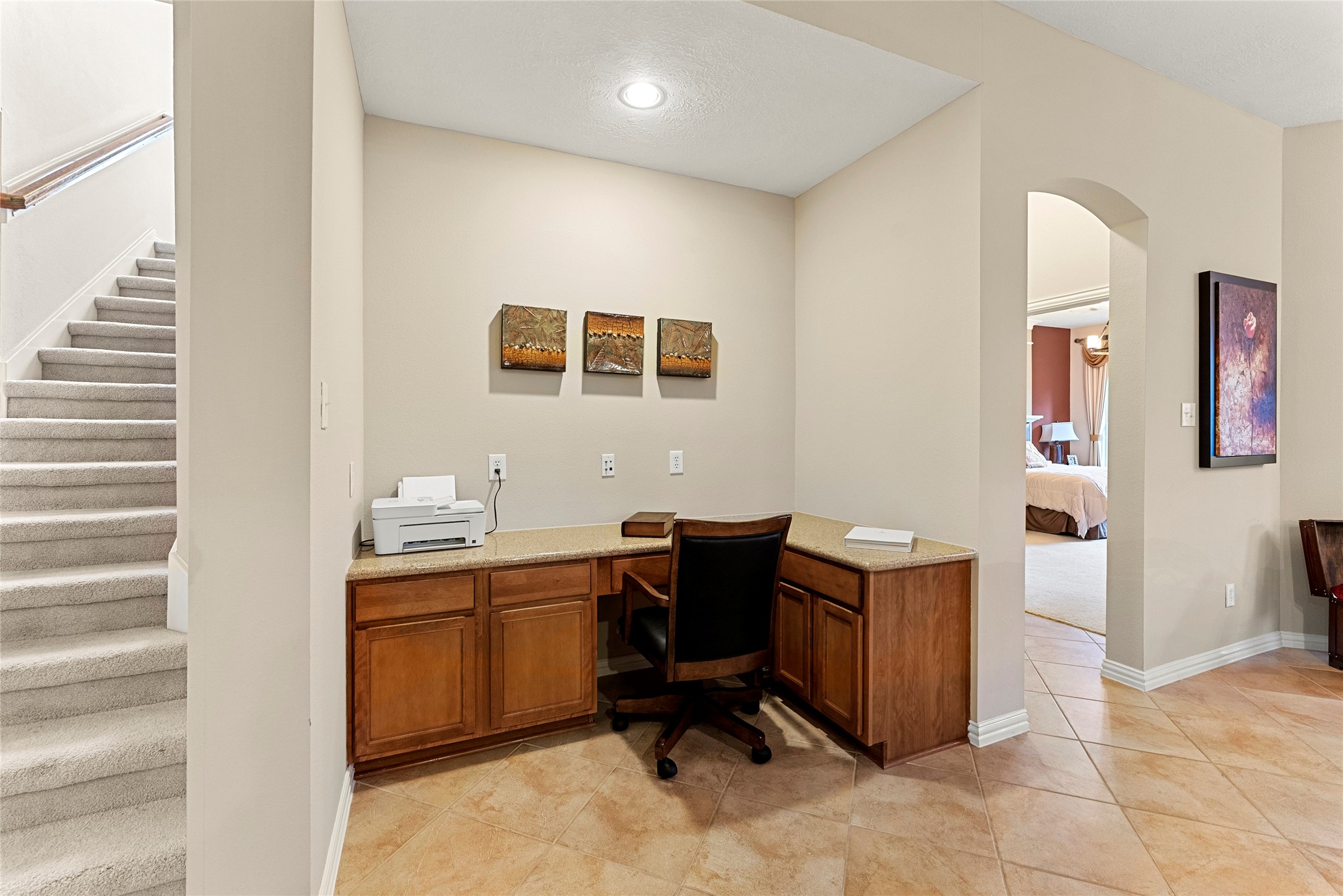 55 Granite Path Place Spring, TX 77389 - Photo 29 of 50 a view of workspace with wooden floor