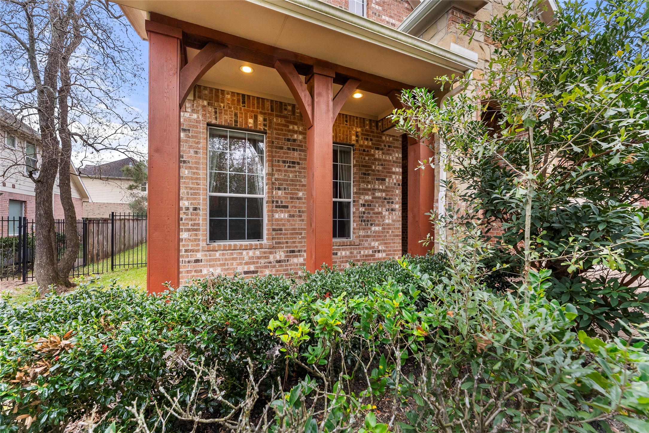 55 Granite Path Place Spring, TX 77389 - Photo 7 of 50 front view of a house with potted plants