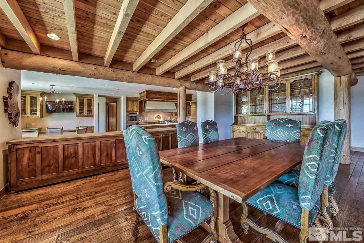 277 Fredricksburg Road Gardnerville, NV 89460 - Photo 10 of 27 a view of a dining room with furniture window and wooden floor