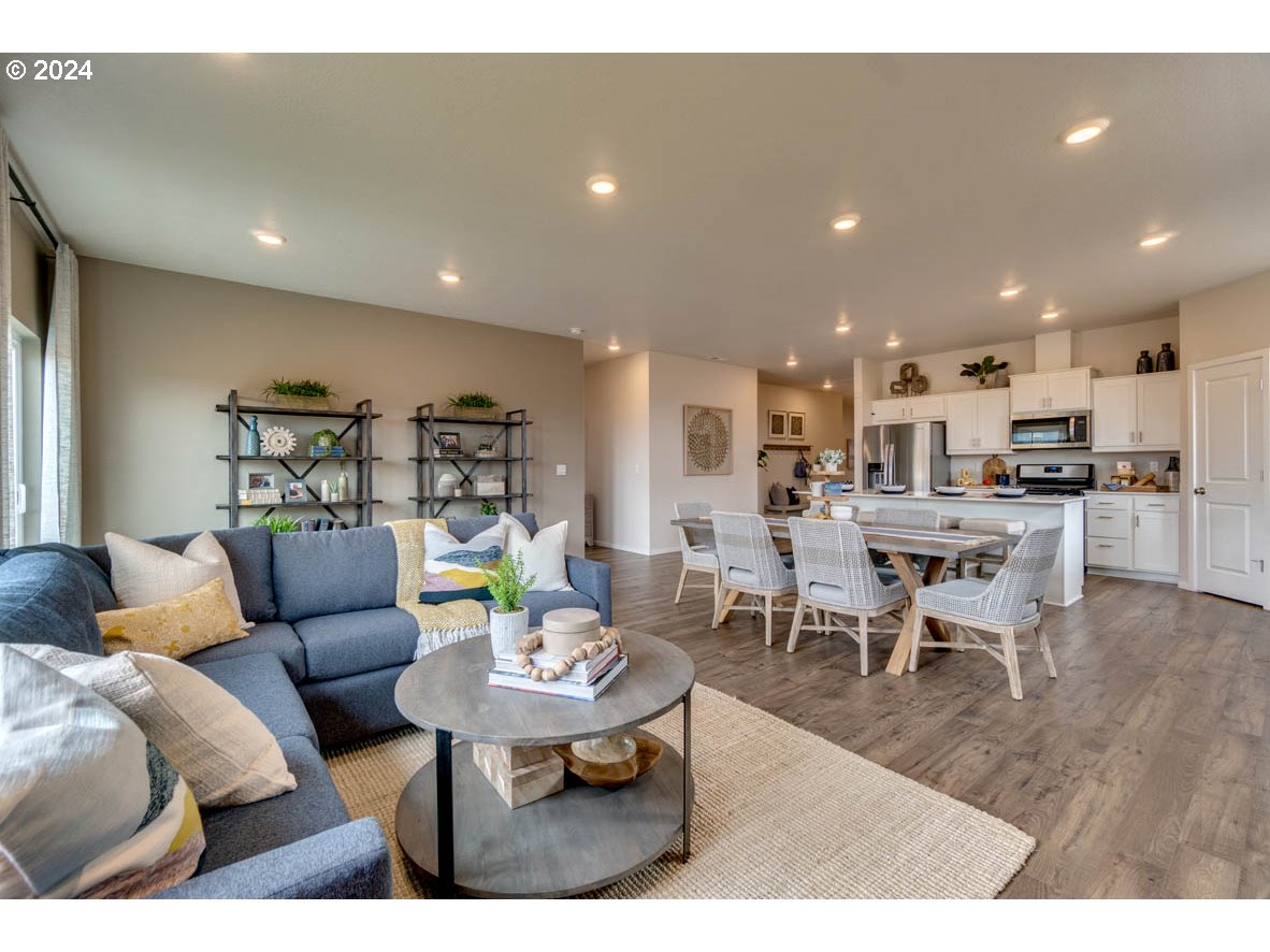 2961 V Street Springfield, OR 97477 - Photo 16 of 24 a living room with lots of furniture and kitchen view