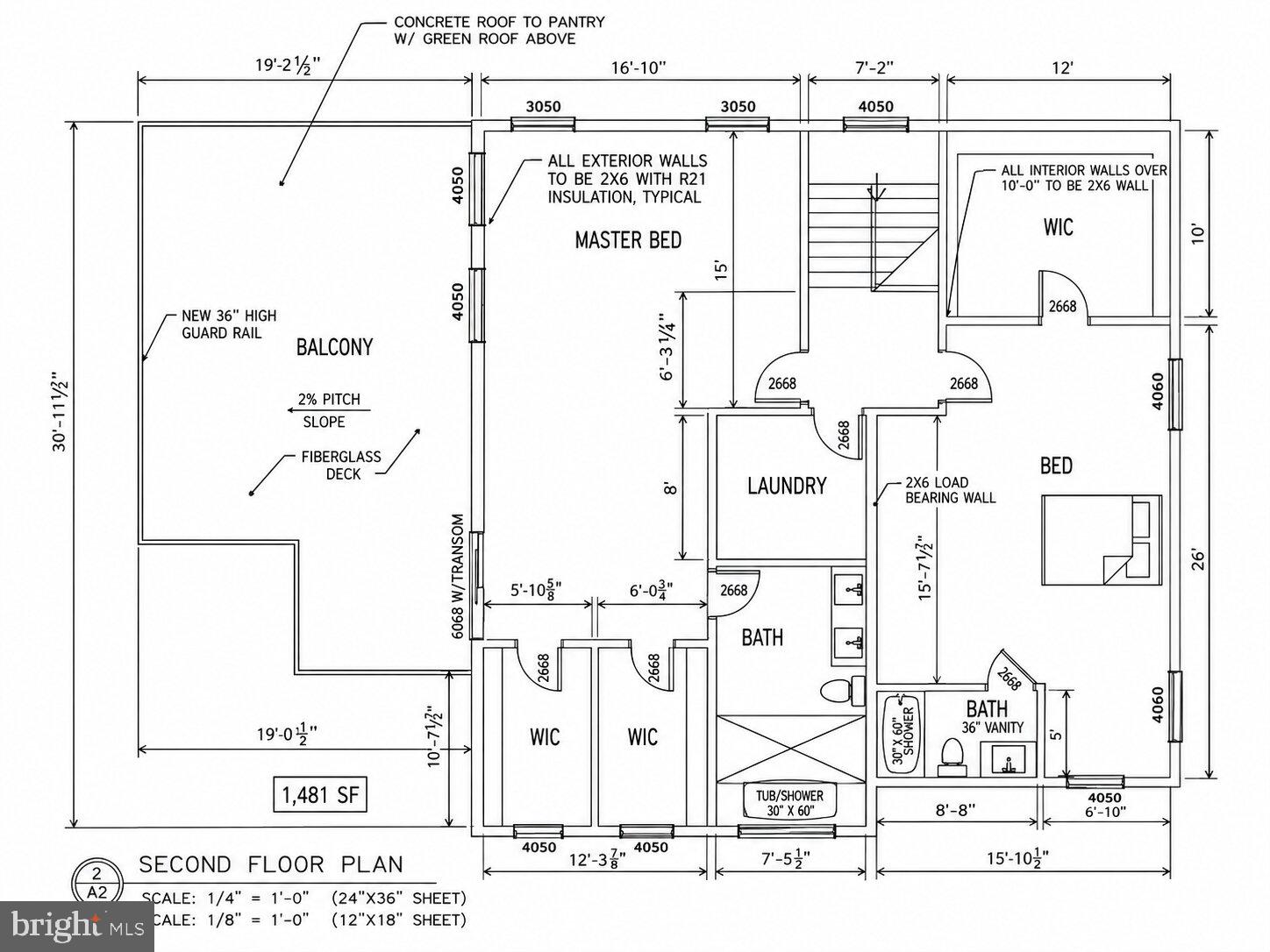 1475 Langhorne Yardley Road Langhorne, PA 19047 - Photo 9 of 28 Spacious second-floor blueprint layout.