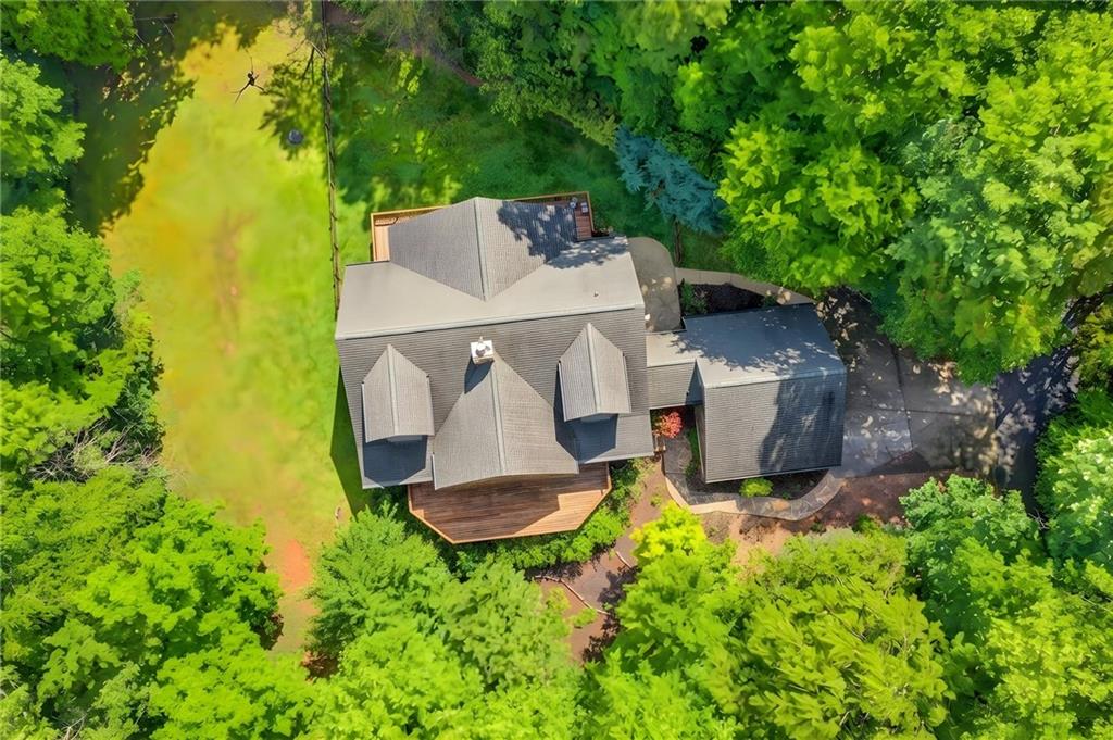 82 Walnut Grove Lane Tiger, GA 30576 - Photo 8 of 88 an aerial view of a house with swimming pool and big yard