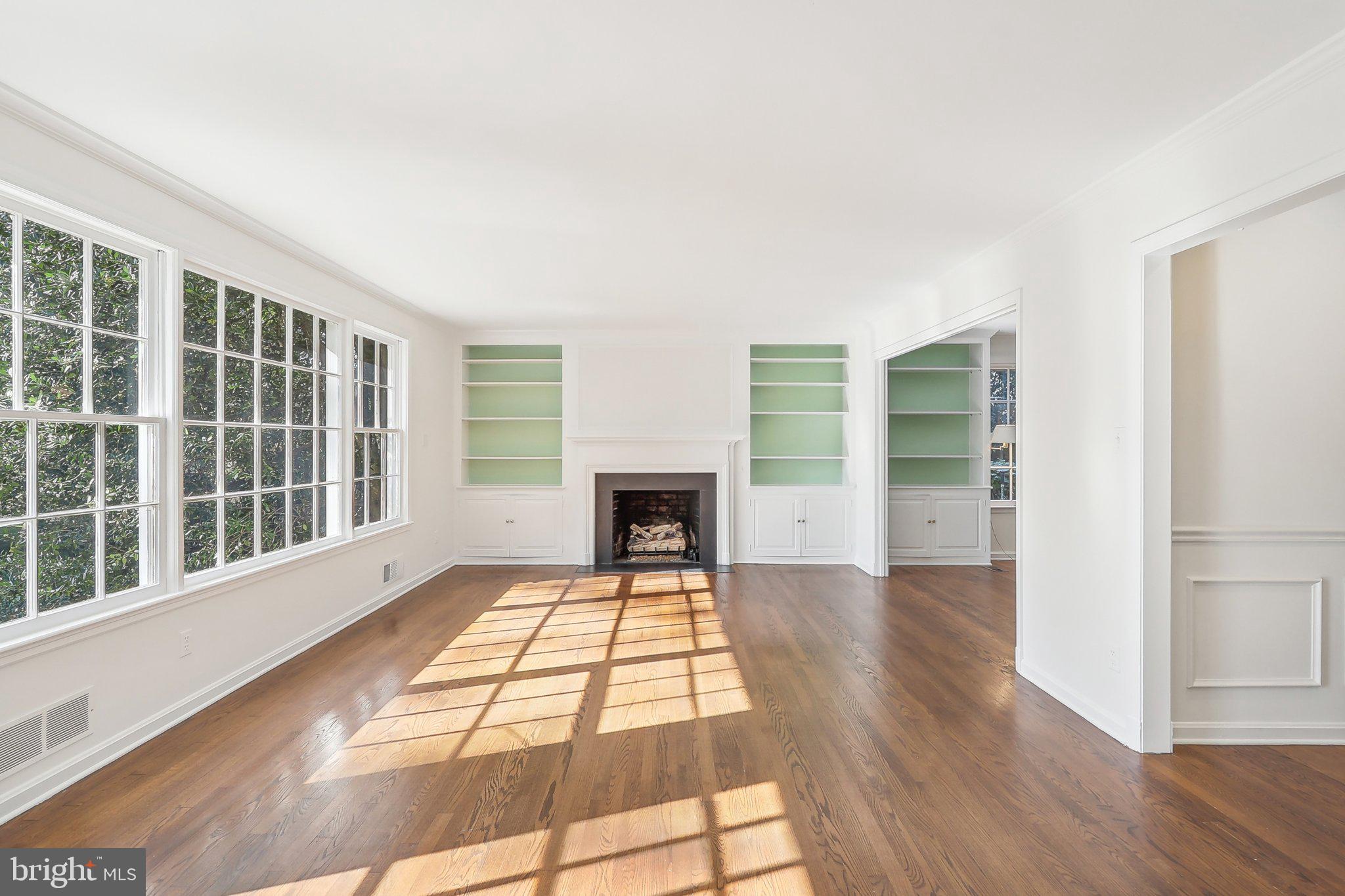 4405 Boxwood Road Bethesda, MD 20816 - Photo 5 of 58 Living Room with Gas Fireplace