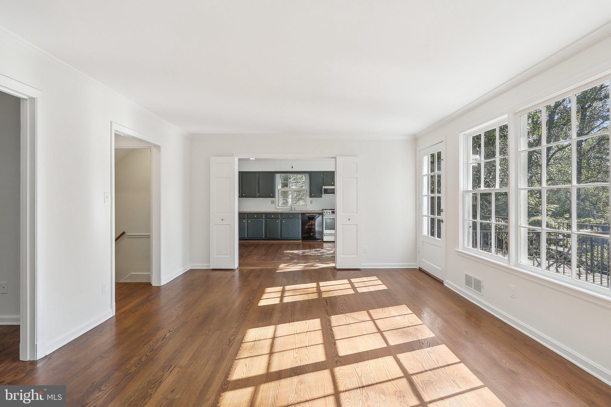 4405 Boxwood Road Bethesda, MD 20816 - Photo 7 of 58 Open living room to kitchen