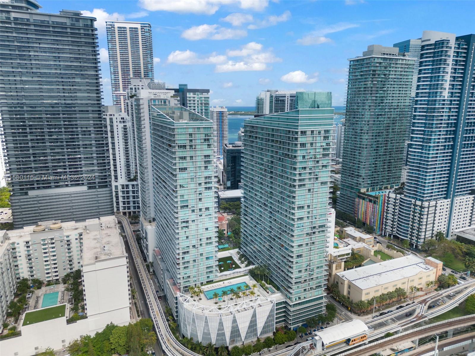 79 Southwest 12th Street, Unit 2204S Miami, FL 33130 - Photo 29 of 40 a view of a city with tall buildings