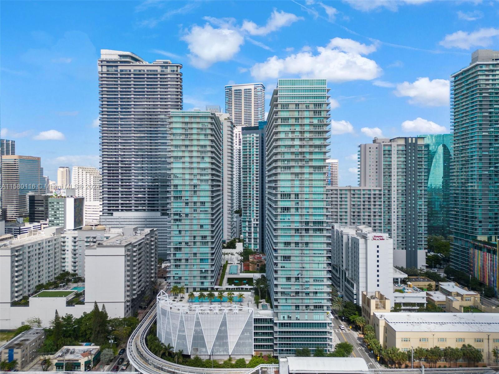 79 Southwest 12th Street, Unit 2204S Miami, FL 33130 - Photo 30 of 40 a view of a city with tall buildings