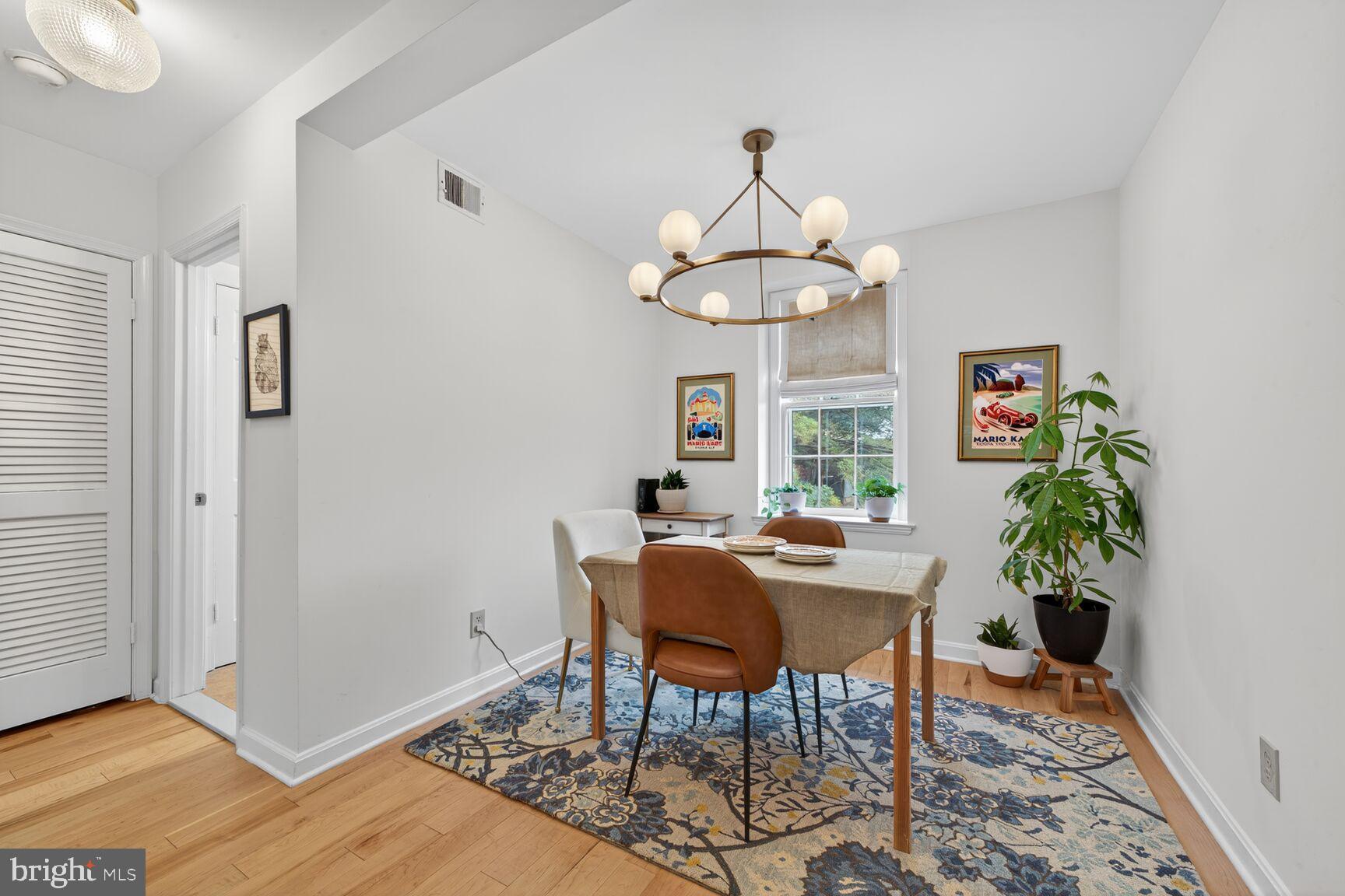 3811 39th Street Northwest, Unit D88 Washington, DC 20016 - Photo 5 of 20 Bright dining space with modern charm.