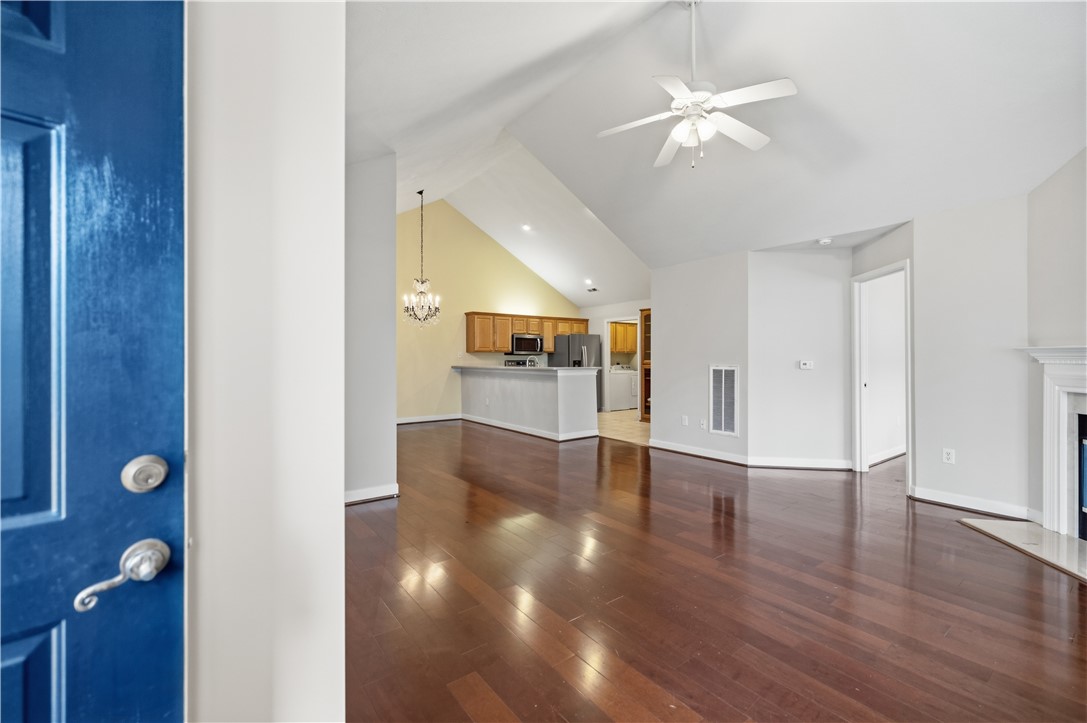 161 Life Style Lane Anderson, SC 29621 - Photo 22 of 22 This inviting home offers an open floorplan with vaulted ceilings and gleaming hardwood floors.