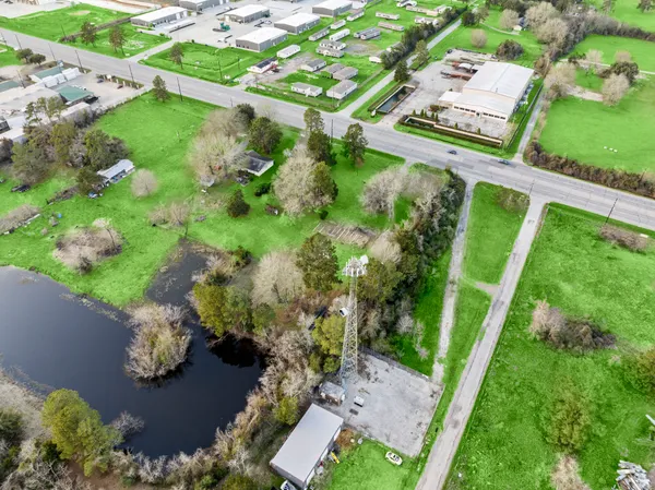 a bird view of a garden