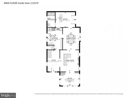 a picture of a bench in front of a wall