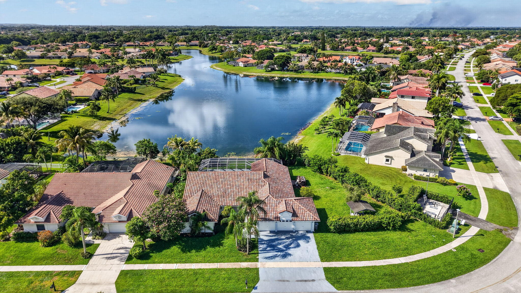 11845 Island Lakes Lane Boca Raton, FL 33498 - Photo 77 of 78 Aerial long lake views