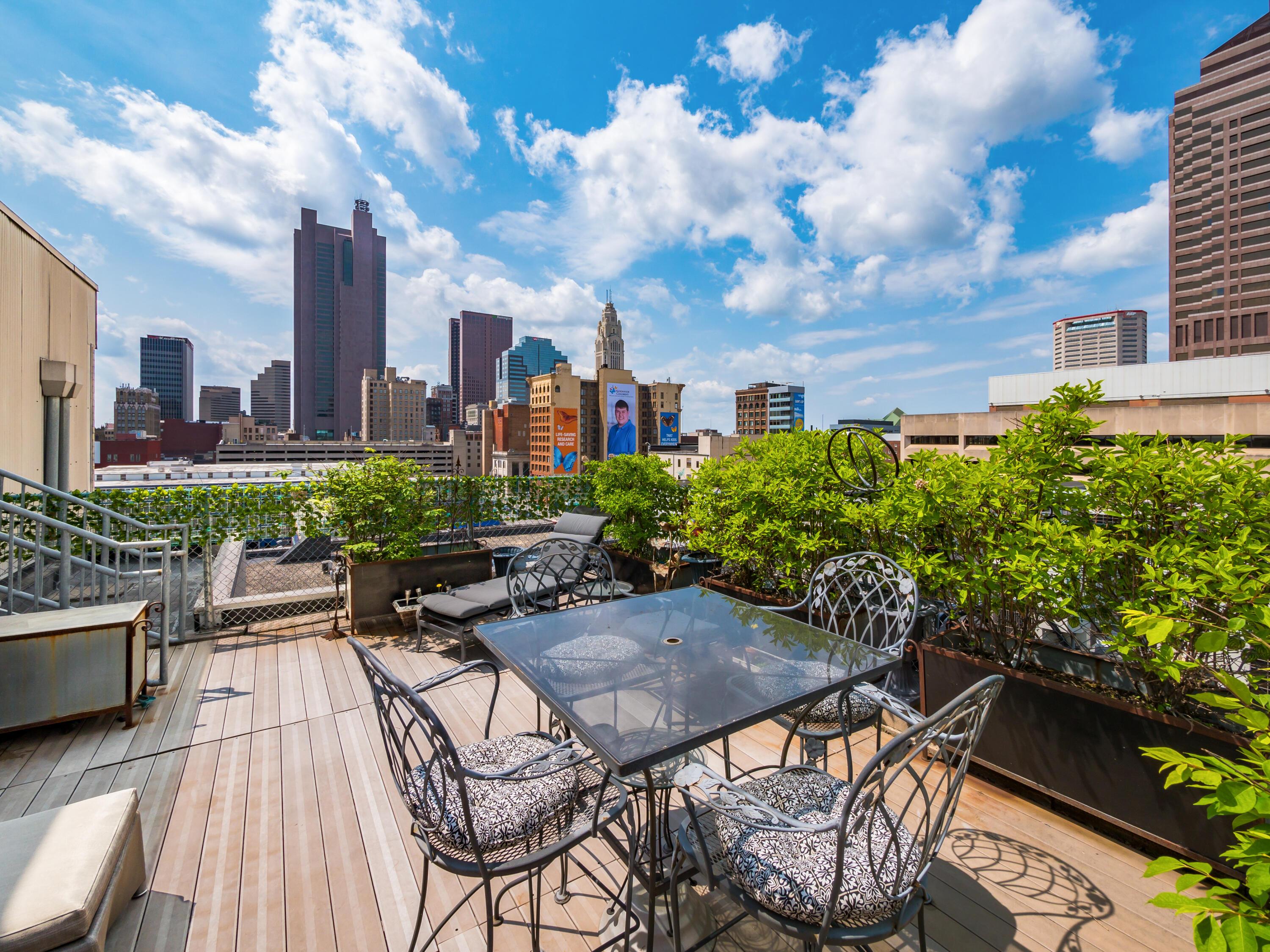 60 East Spring Street, Unit 601 Columbus, OH 43215 - Photo 36 of 42 Private Rooftop Deck