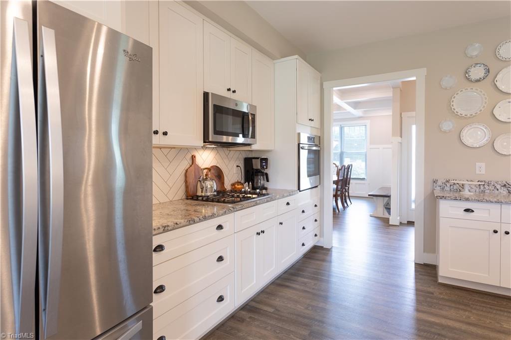 393 Scout Road Lexington, NC 27292 - Photo 16 of 47 You will fall in LOVE with the countertops and cabinetry in this lovely kitchen. Well designed drawers for storage with plenty of space for food prep. A dream.