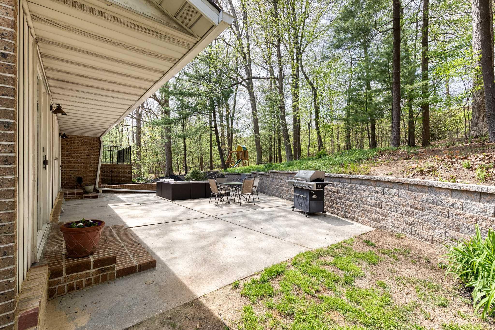 1608 Weyburn Road Baltimore, MD 21237 - Photo 40 of 47 Private Patio Backing to Woods