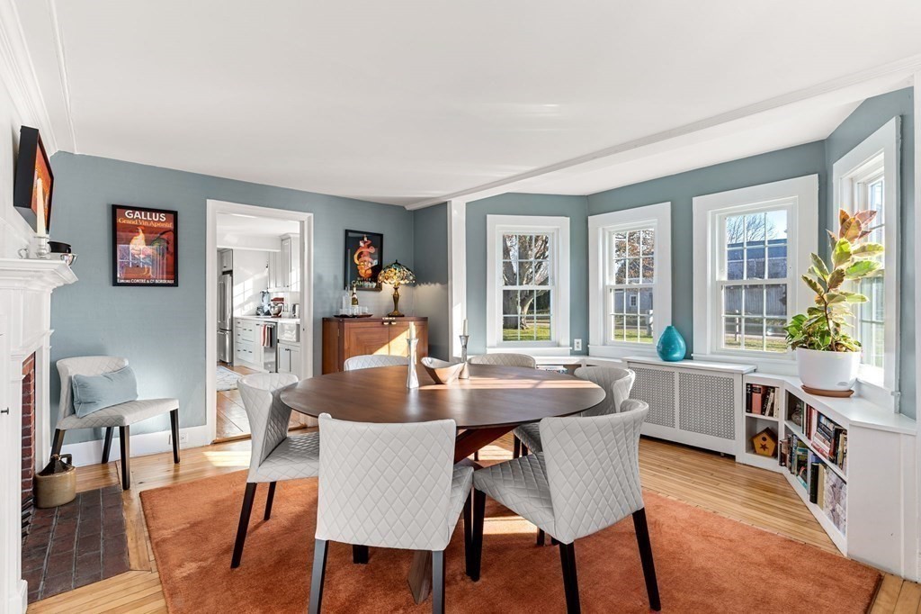 161 High Road Newbury, MA 01951 - Photo 12 of 39 a view of a dining room with furniture window and wooden floor