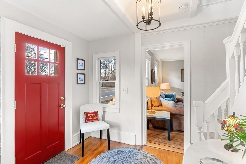 161 High Road Newbury, MA 01951 - Photo 18 of 39 a view of an entryway with wooden floor