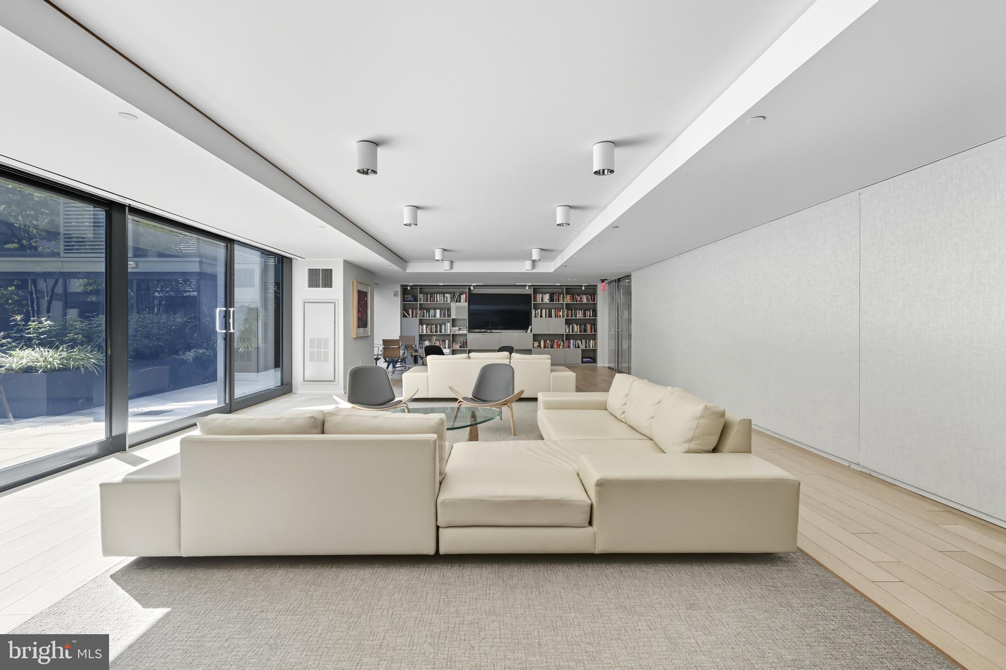 920 I Street Northwest, Unit 504505 Washington, DC 20001 - Photo 53 of 68 a living room with furniture and a large window