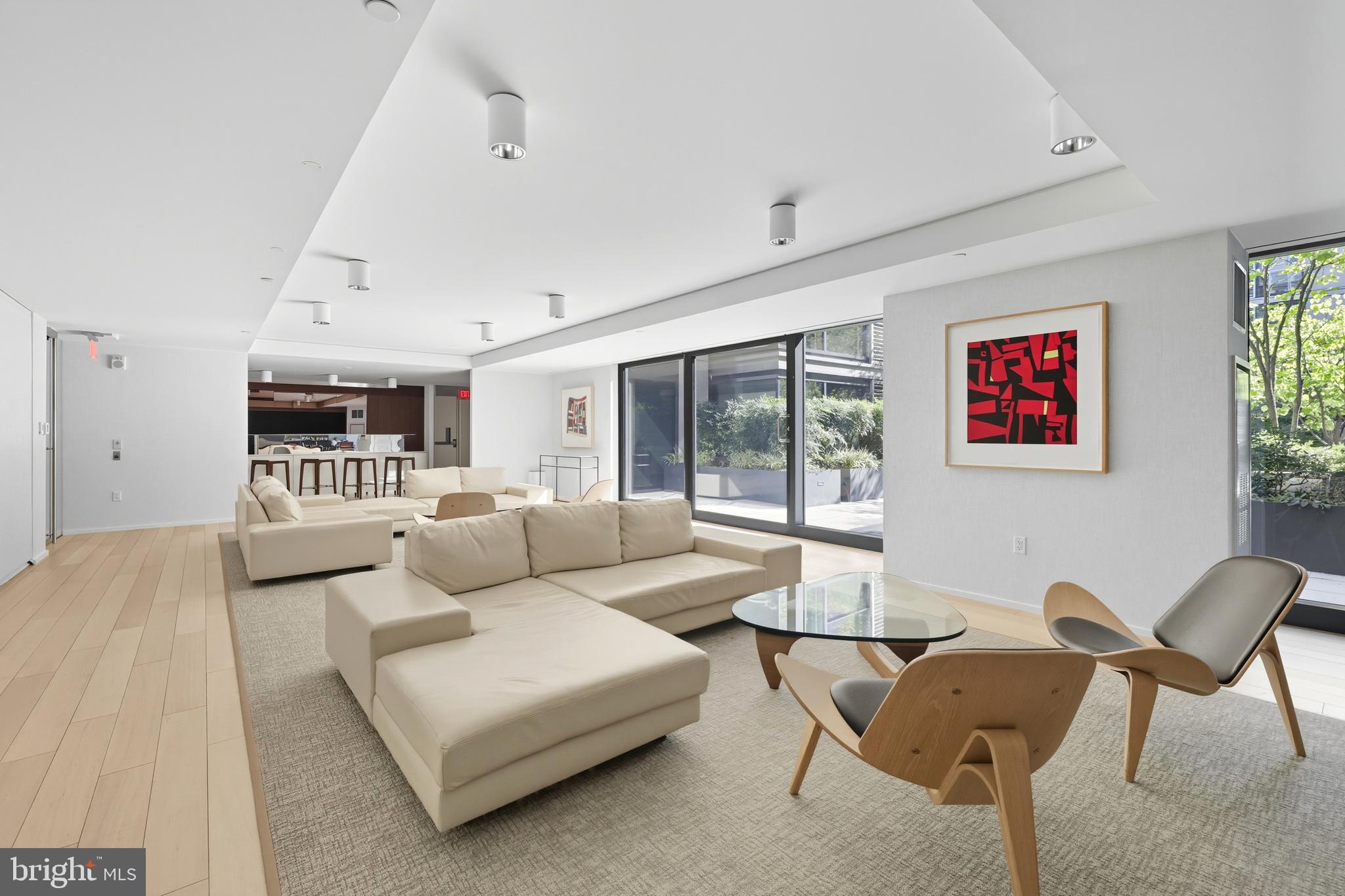 920 I Street Northwest, Unit 504505 Washington, DC 20001 - Photo 58 of 68 a living room with furniture and a large window
