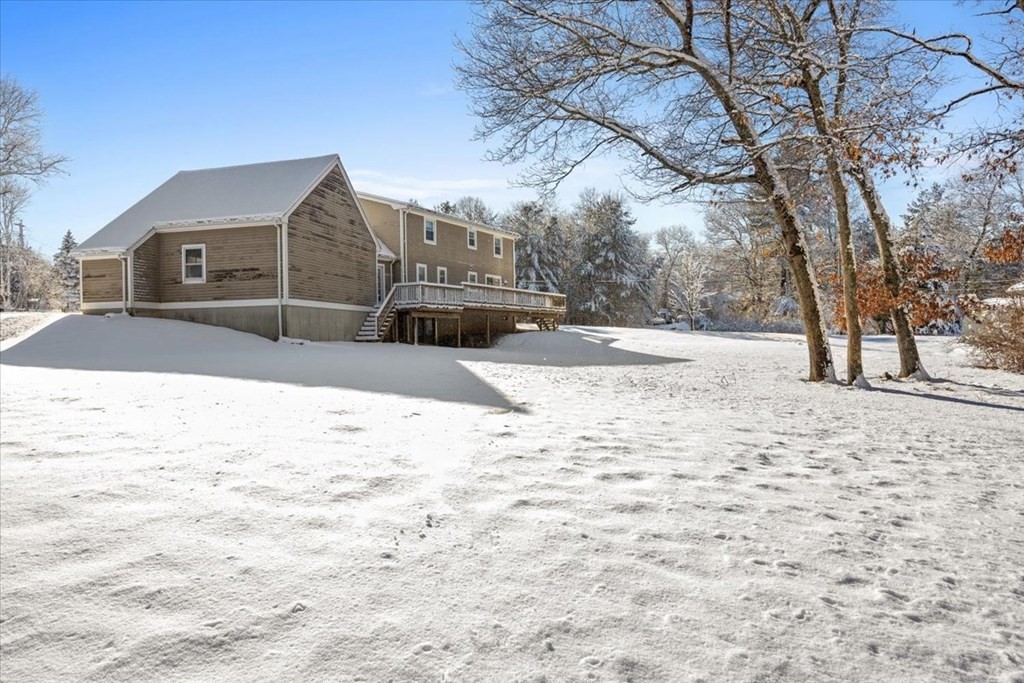 5 Sandy Lane Assonet, MA 02702 - Photo 6 of 34 a view of a yard covered in snow