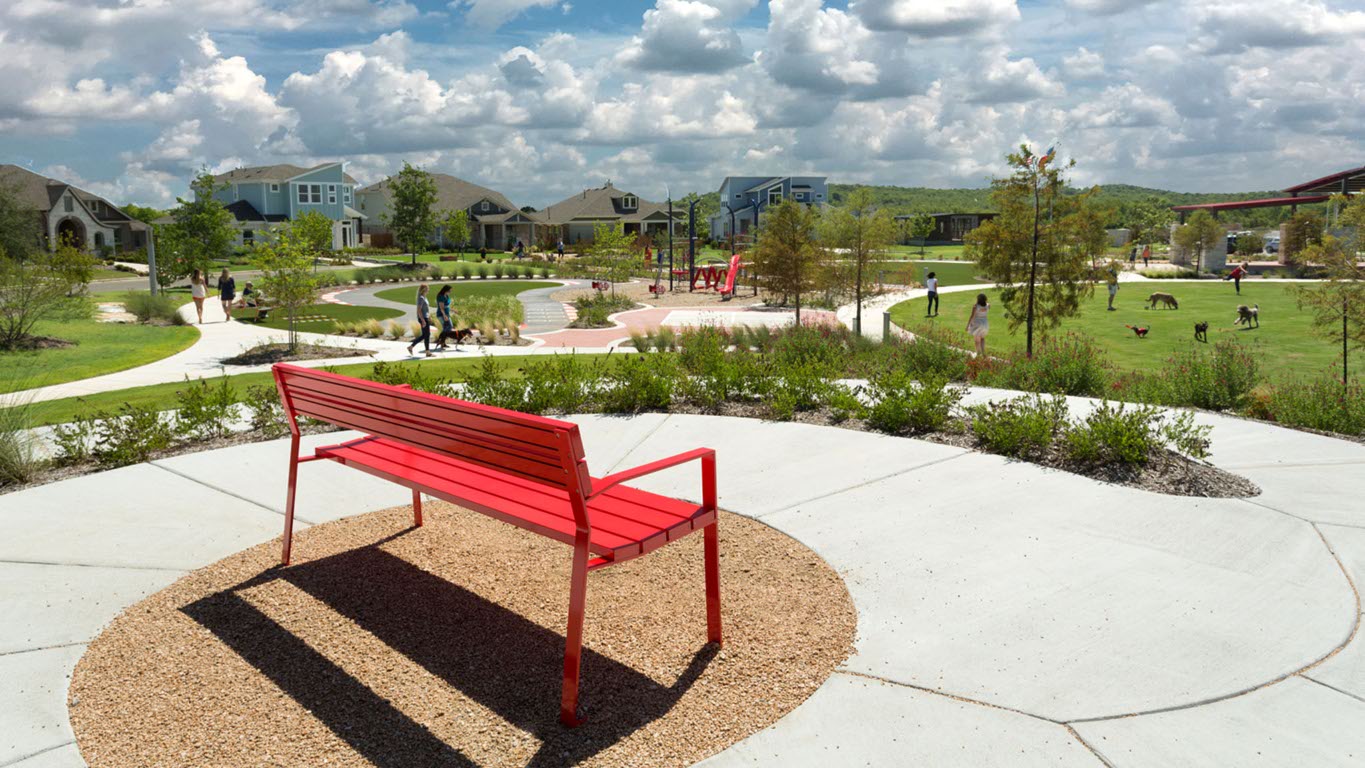 9101 The Ravine Way Austin, TX 78744 - Photo 12 of 20 View of community featuring a residential view and a yard