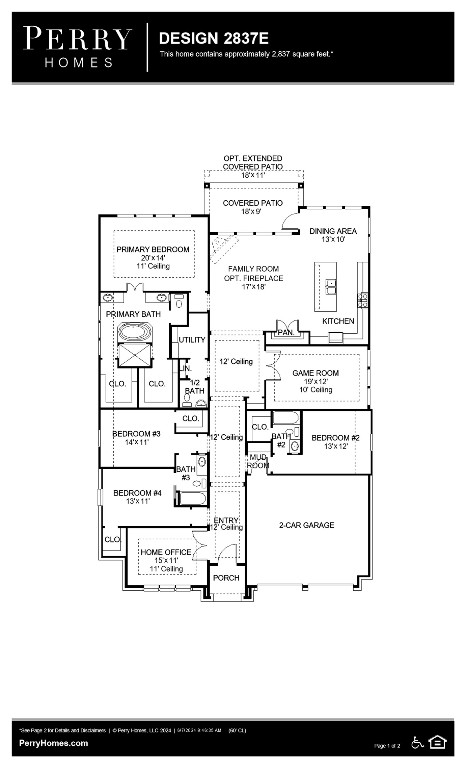 9101 The Ravine Way Austin, TX 78744 - Photo 20 of 20 View of home floor plan