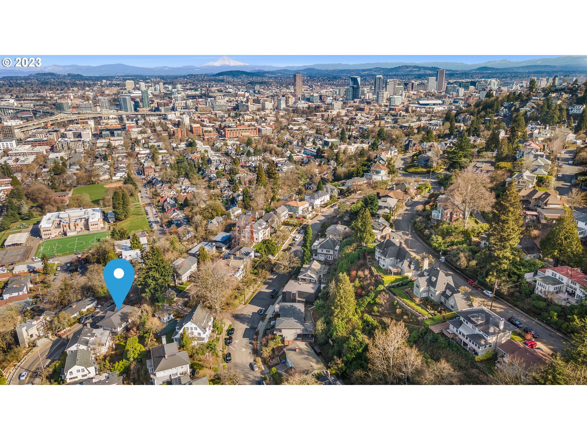 2820 Northwest Cornell Road Portland, OR 97210 - Photo 32 of 32 Drone View/UAV
