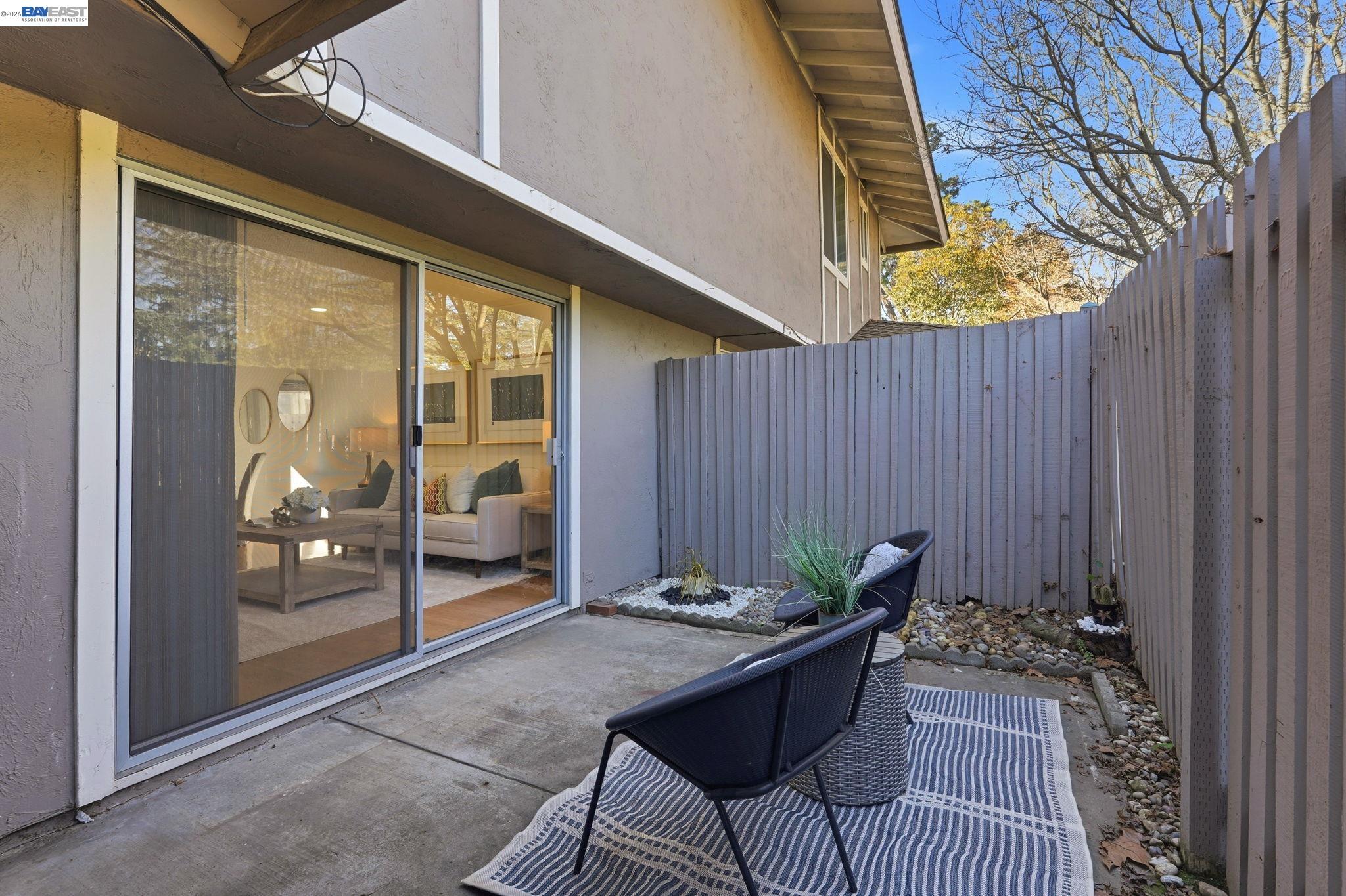 21091 Red Fir Court Cupertino, CA 95014 - Photo 26 of 39 a backyard of a house with table and chairs