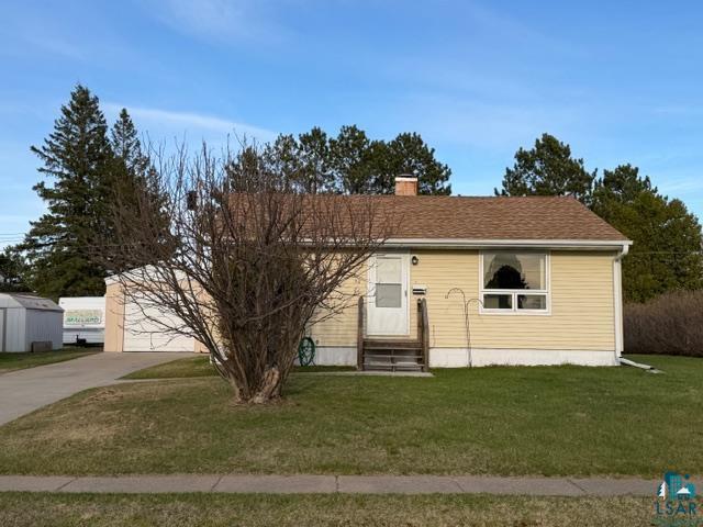 50 Beech Circle Babbitt, MN 55706 - Photo 1 of 24 Single-story residence featuring yellow siding and a brown shingle roof