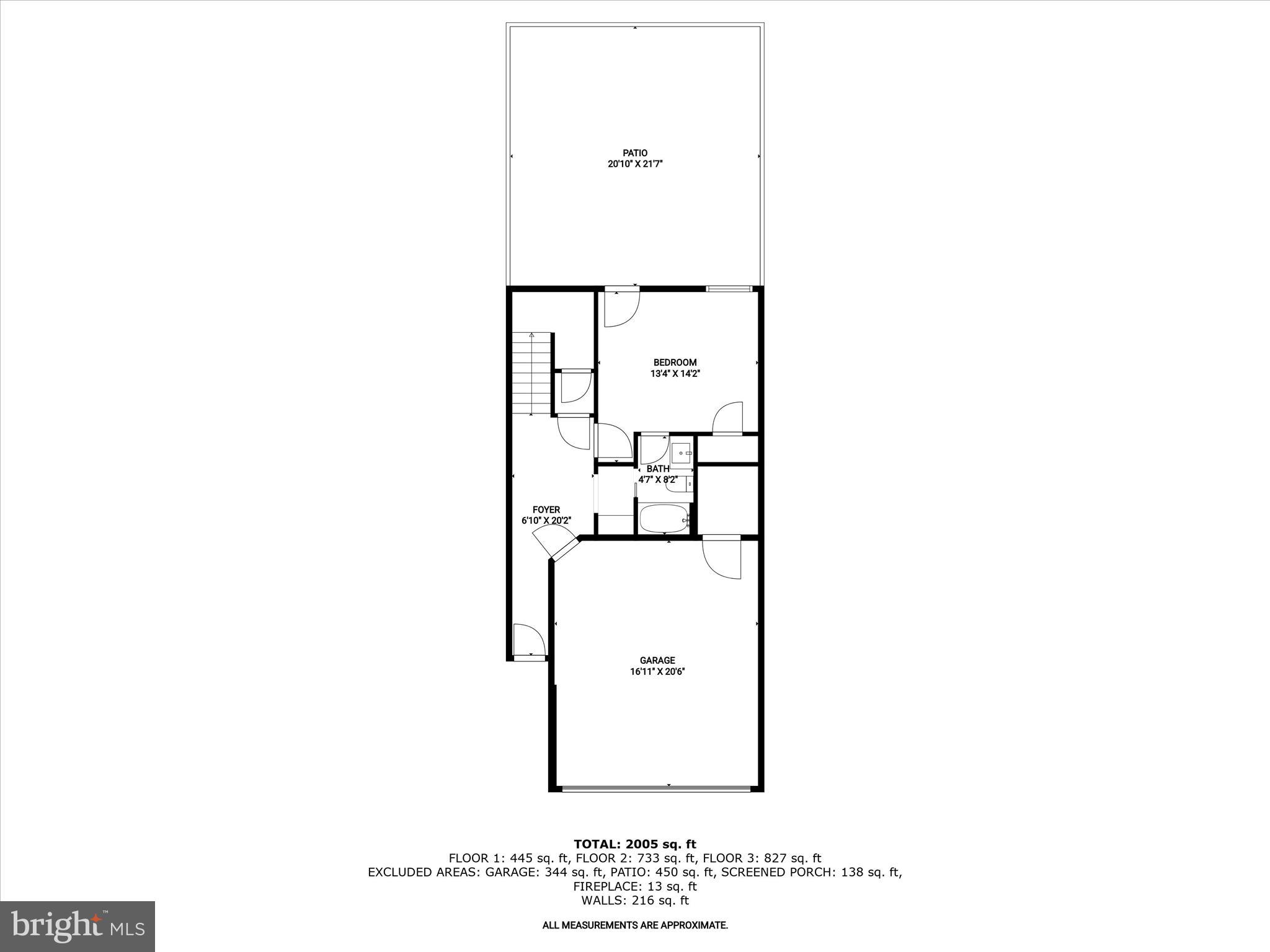 7330 Isabella Road Laurel, MD 20723 - Photo 43 of 47 a picture of a room with a floor to ceiling window
