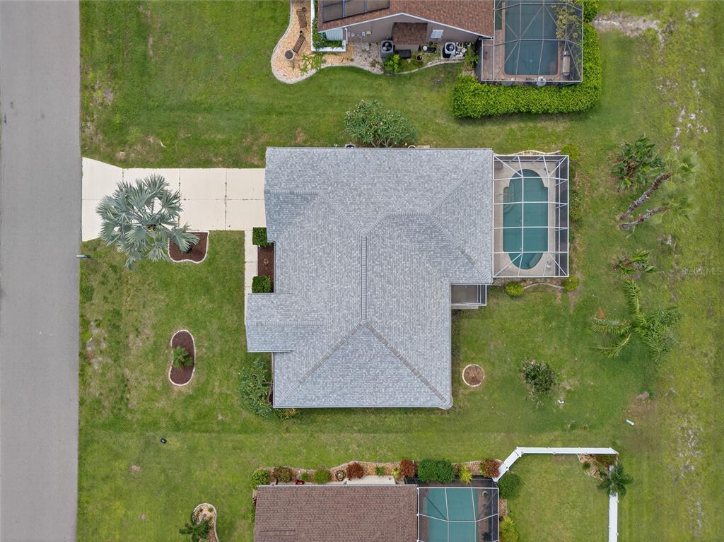 2405 Mauritania Road Punta Gorda, FL 33983 - Photo 28 of 31 an aerial view of a house with a garden