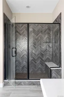 a view of bathroom with shower