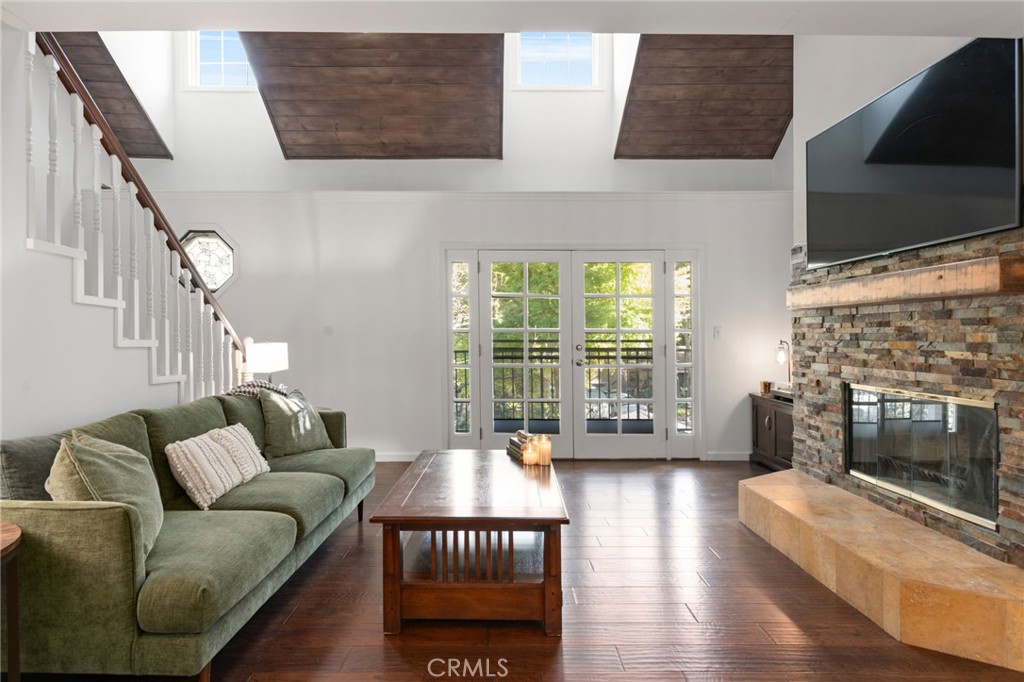 9729 Marcus Lane Tujunga, CA 91042 - Photo 11 of 55 a living room with furniture and a fireplace