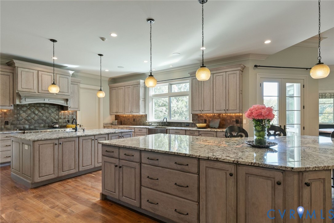 785 Oak Spring Lane Manakin-Sabot, VA 23103 - Photo 14 of 96 Gray-washed cabinetry with granite countertops, un