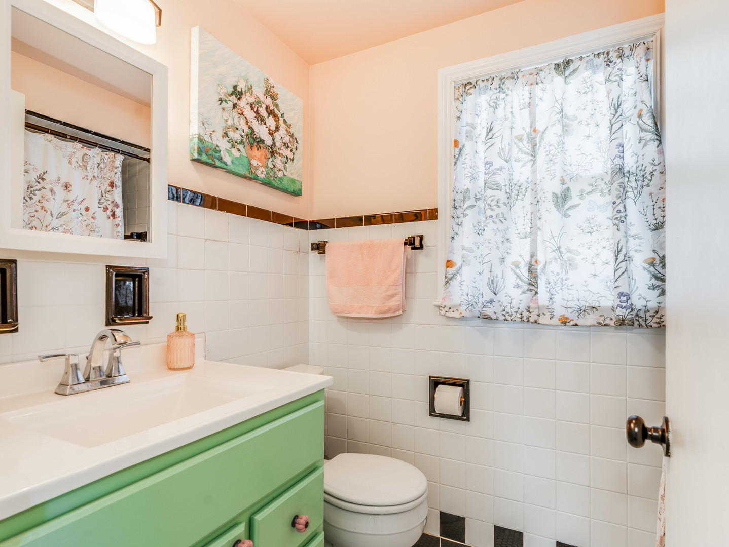 1416 West Acres Road Joliet, IL 60435 - Photo 20 of 30 a bathroom with a sink mirror vanity and toilet