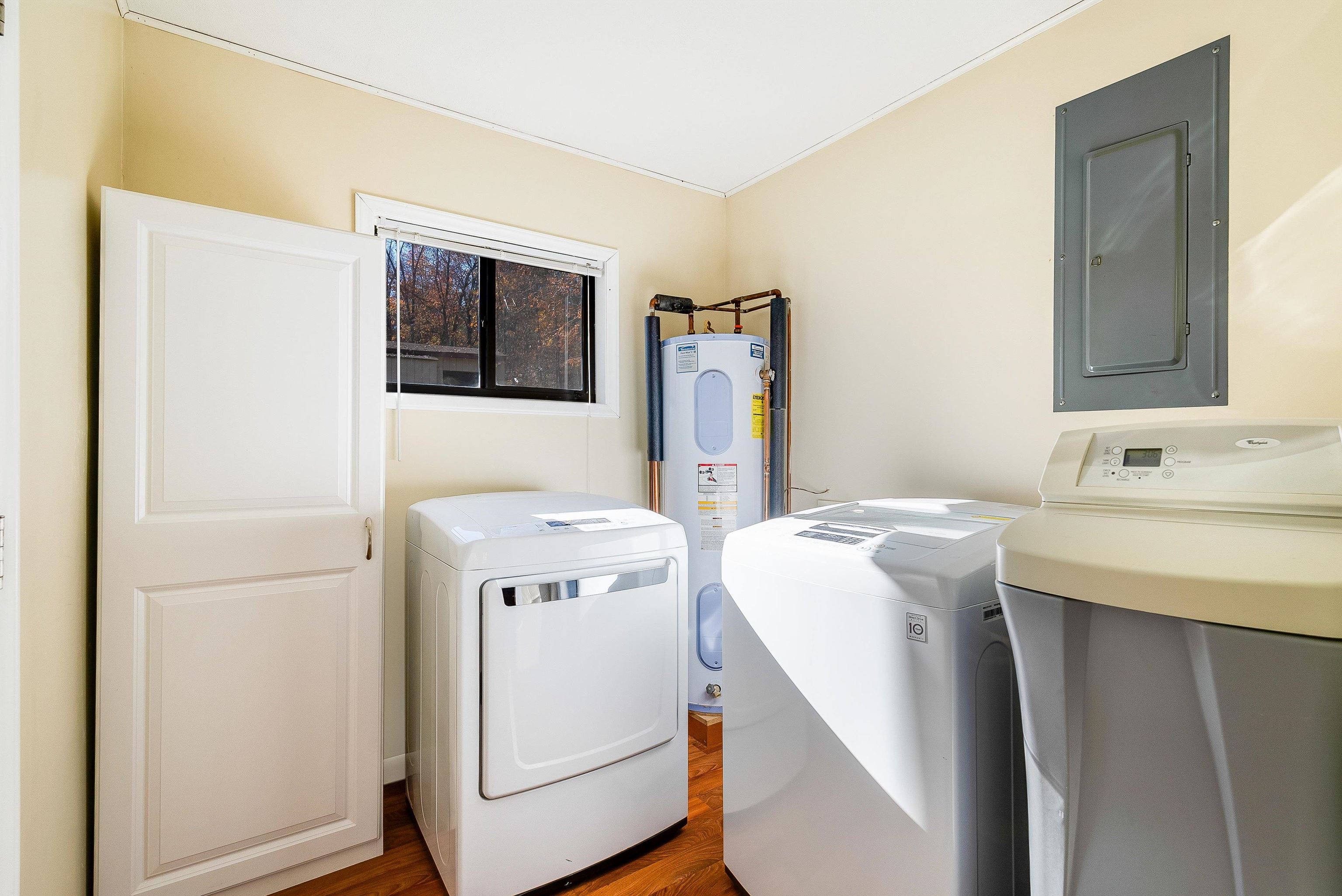 2497 Lacey Spring Road Broadway, VA 22815 - Photo 26 of 45 a utility room with dryer and washer