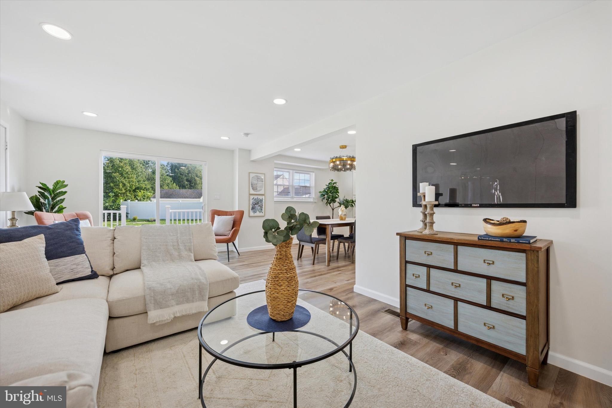 1574 Deer Run Road Warminster, PA 18974 - Photo 19 of 37 a living room with furniture and a flat screen tv
