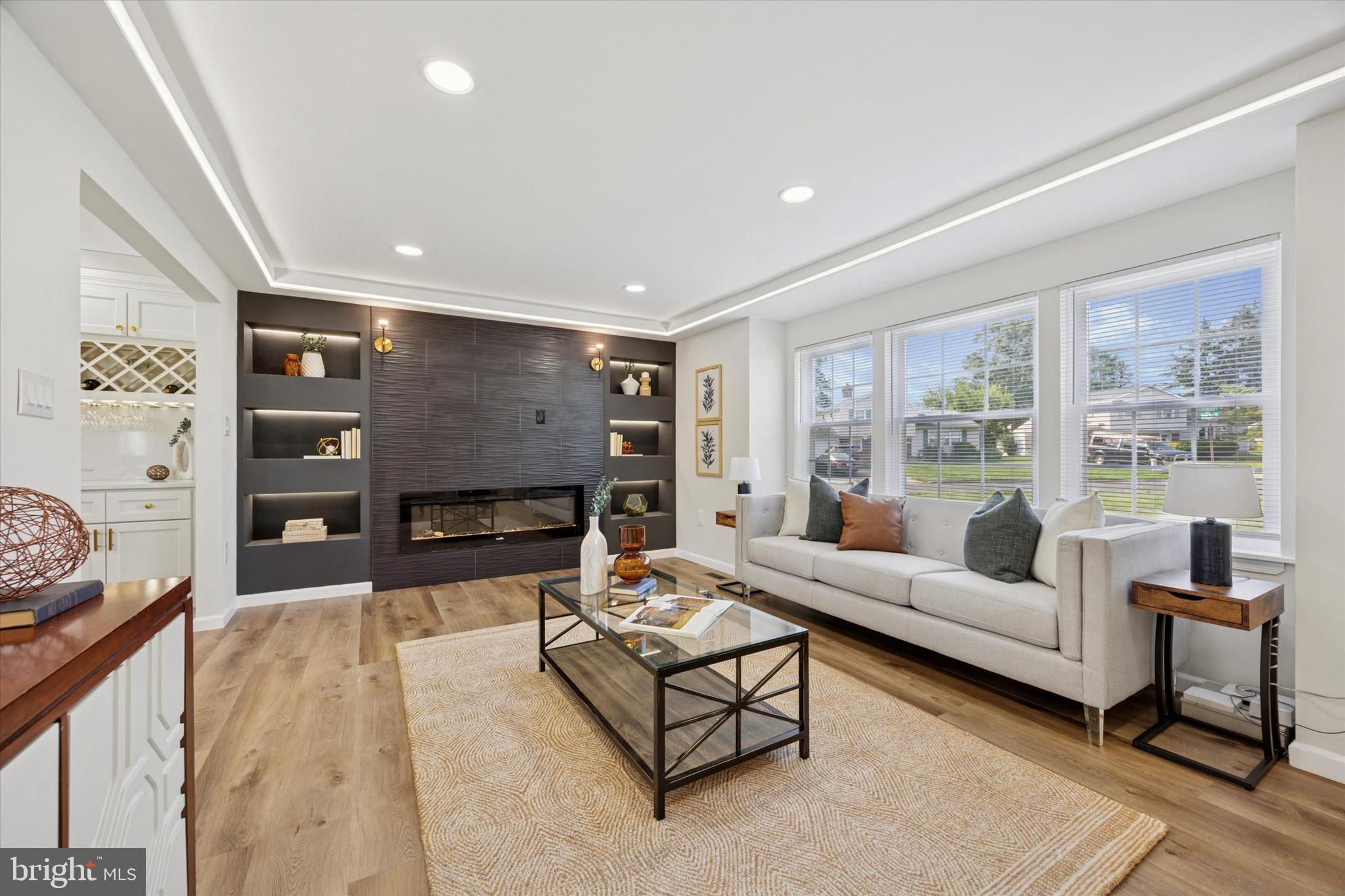 1574 Deer Run Road Warminster, PA 18974 - Photo 5 of 37 a living room with furniture and a flat screen tv