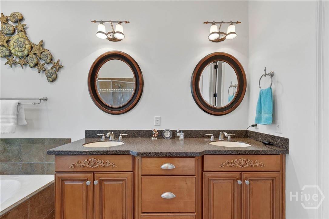 94 Rookery View Drive Midway, GA 31320 - Photo 17 of 46 Primary en-suite with double vanities