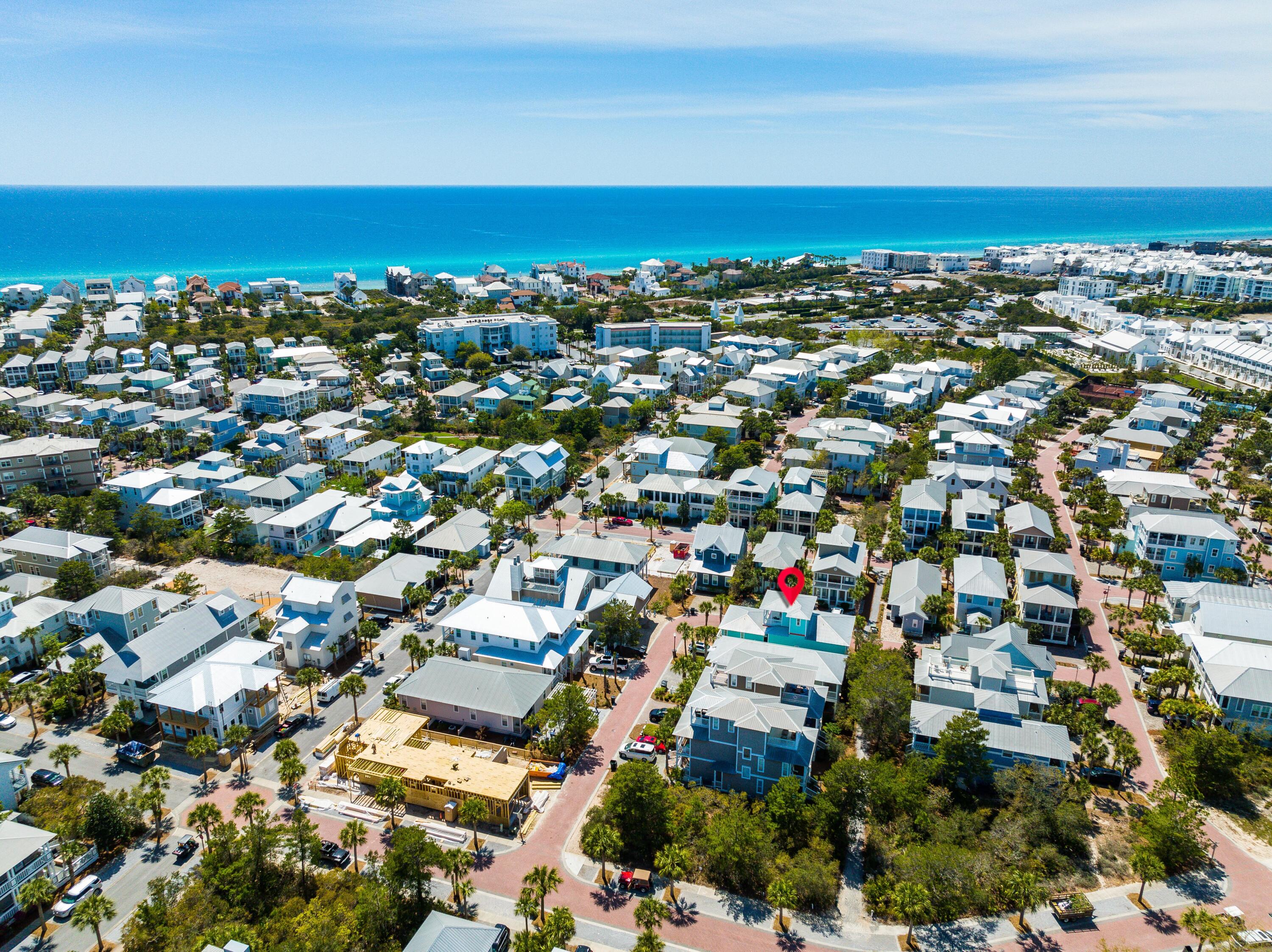 36 Moonlight Beach Lane Inlet Beach, FL 32461 - Photo 2 of 42 an aerial view of a city with lots of residential buildings