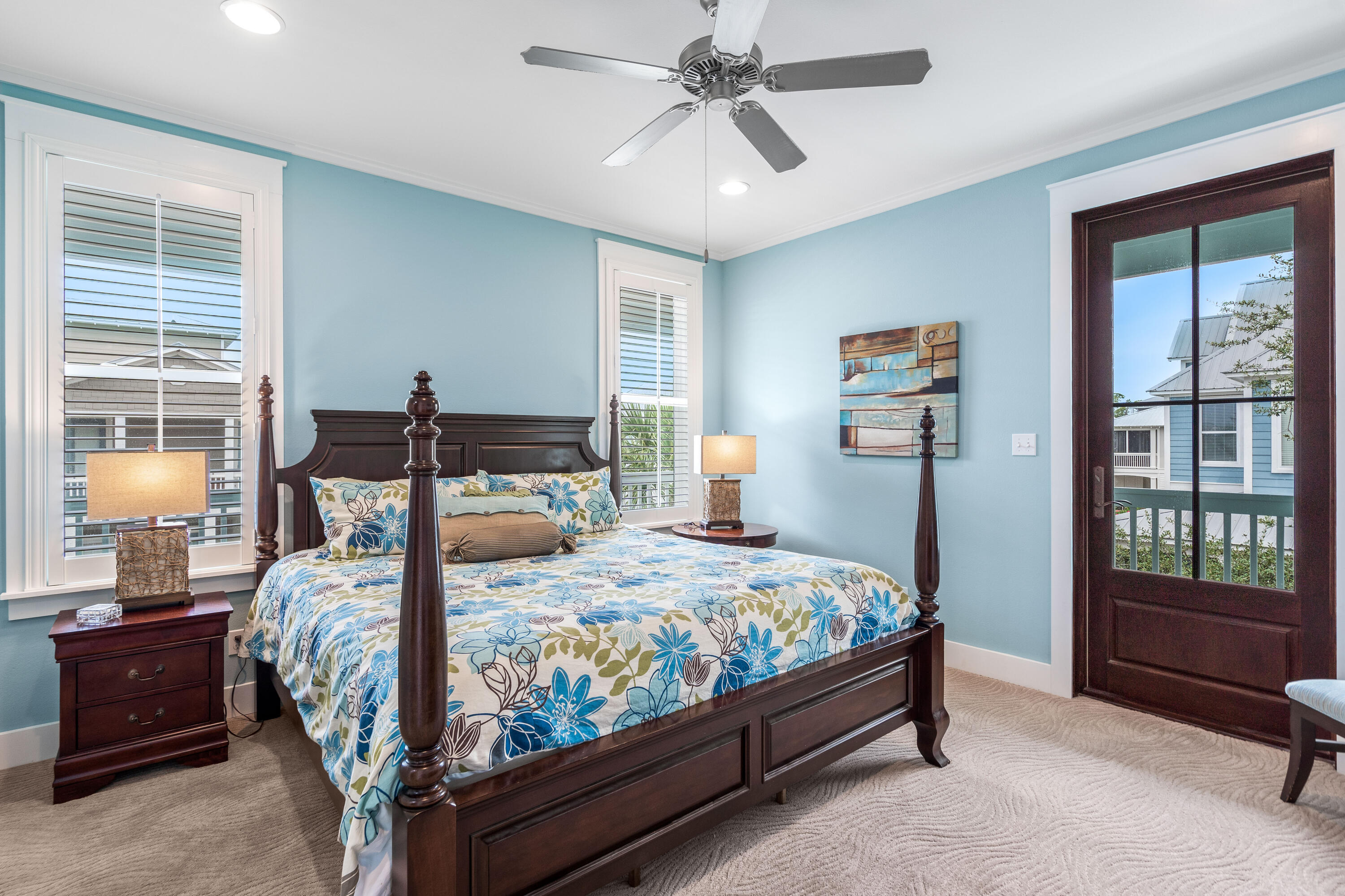 36 Moonlight Beach Lane Inlet Beach, FL 32461 - Photo 21 of 42 a bedroom with a bed and a window
