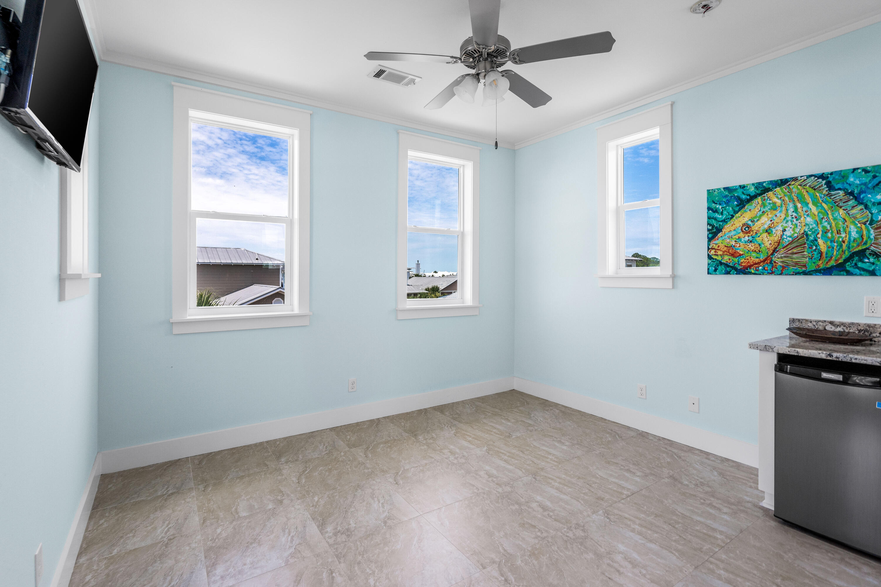 36 Moonlight Beach Lane Inlet Beach, FL 32461 - Photo 33 of 42 a view of room with window and ceiling fan