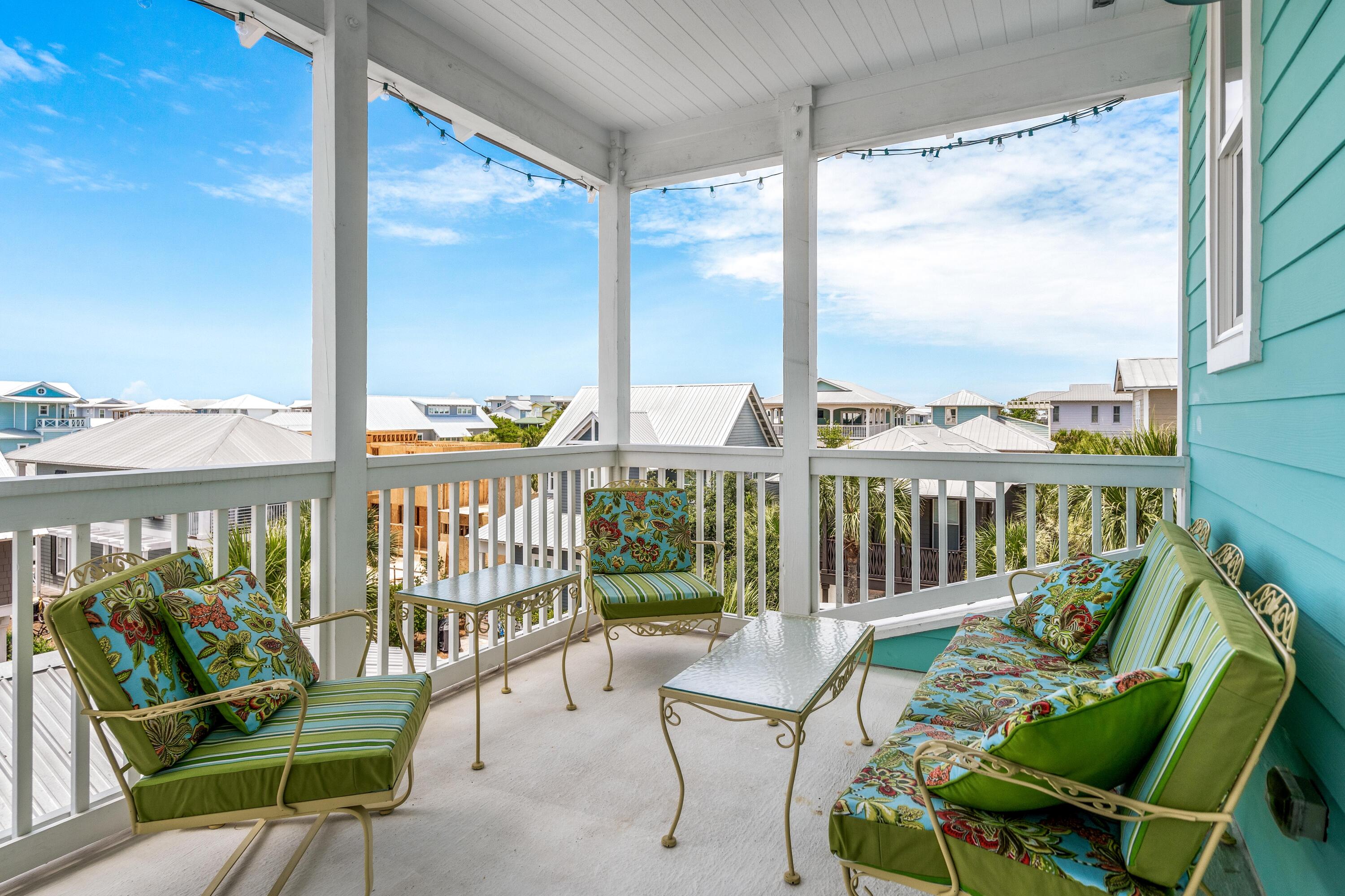 36 Moonlight Beach Lane Inlet Beach, FL 32461 - Photo 34 of 42 a view of a chair in a balcony