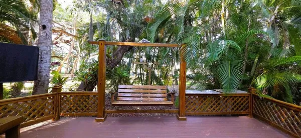 a view of outdoor space with deck